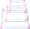 Janinka Embroidery Hoop 3 Pcs Cross Stitch Hoops and Frames White Rectangular by Janinka
