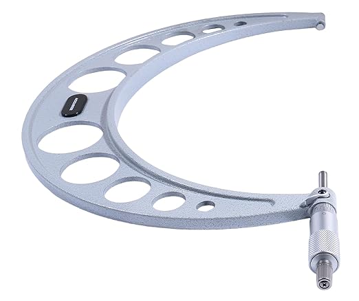 Accusize Industrial Tools 10-11'' Ultra-Precision Carbide Tipped M-Type Outside Micrometer, Resolution 0.0001'', Eg00-0011