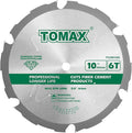 PCDM10 Inch 6 Tooth Polycrystalline Diamond Tipped (PCD) Hardie Fiber Cement Saw Blade with 5/8-Inch Arbor