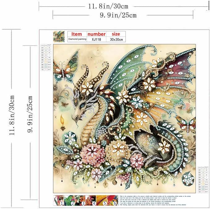ZQEATRY Dragon Special Shape Diamond Art Kits - Image 6