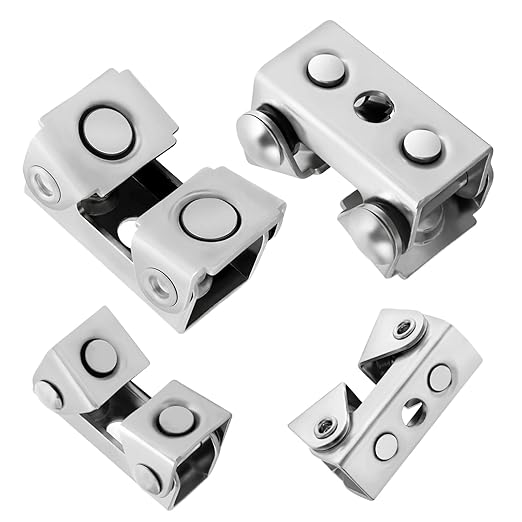 Magnetic V-Pads Kit (4-Piece) Strong Hand Tools for Welding & Woodworking Magnets On Both Pad Face & Bottom 2 X 12 lbs (2") + 2 X 18 lbs (2.2")