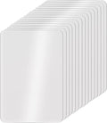 15 Pack Plastic Cutting Mats, Frosted Clear Flexible Kitchen Cutting Board by YEXPRESS