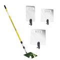 Inspection Mirror - Telescoping Heavy Duty, Lightweight & Durable, 4 ft - 12 ft Pole, 3 Size Acrylic Mirror