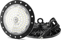 loyal LED High Bay Shop Lights: UFO Dimmable Commercial Lighting 6000K - for Warehouse Garage Workshop Gym with US Plug Cable