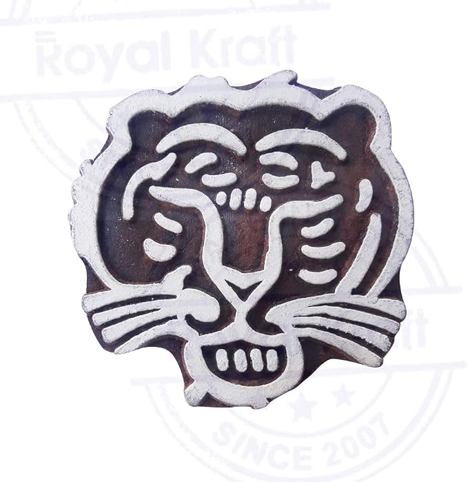 Royal Kraft Wooden Stamps DIY Fabric, Henna Printing Blocks THDtag070 - Image 3