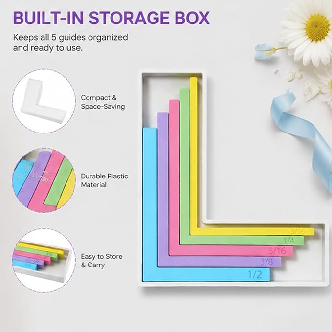 7pcs Paper Crafting Alignment Guides - Image 5