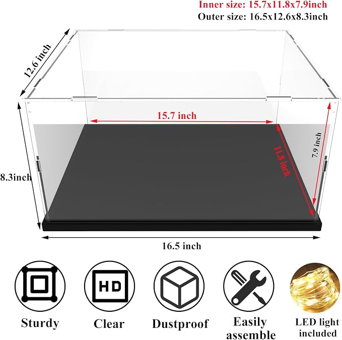 DuvinDD Acrylic Display Case Clear Display Box - Image 4