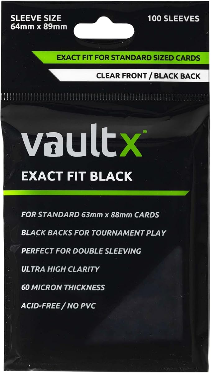 Vault X Black Exact Fit Inner Sleeves by VaultX