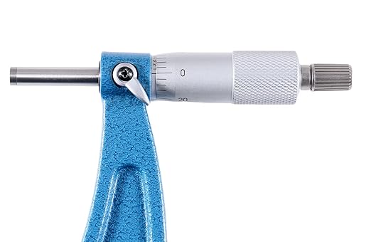 Accusize Industrial Tools 11-12'' Ultra-Precision Carbide Tipped M-Type Outside Micrometer, Resolution 0.0001'', Eg00-0012