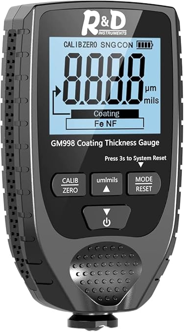 Car Coating Thickness Meter for Used Car Buyers, Paint Mil Thickness Meter Gauge Check The Car’s Original Coating Auto Car Paint Meter