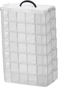 Sooyee 7 Layers Stackable Storage Container, 70 Adjustable Compartments by Sooyee