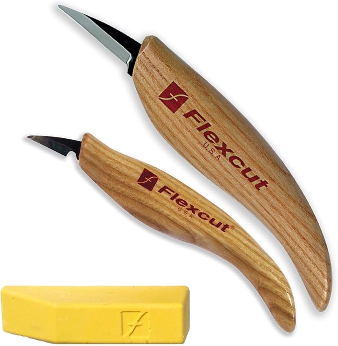 Flexcut Whittler’s Knife Kit 2-Piece Set by Flexcut