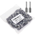Fidioto AWG20 Wire Ferrules Terminals, 250pcs AWG20 Terminal Connector Wire Insulated Cord Pin Ends Terminals for Electric, Industrial, Chemical Industry, Power Control System, etc.