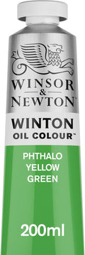 Winsor & Newton Winton Oil Color, 200ml Tube, Phthalo Yellow Green by WinsorNewton