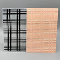 3D Plastic Embossing Folder Template Classic Checkered pattern1 Texture A6 Size by Unknown