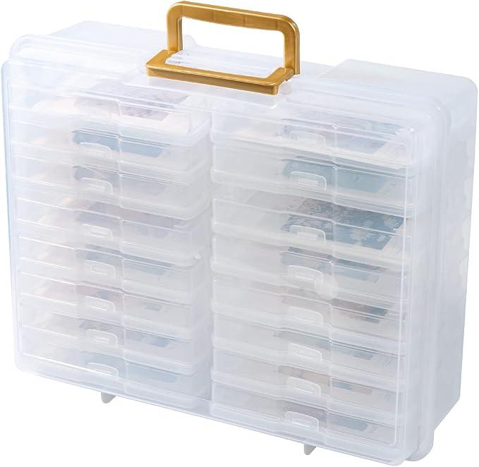 novelinks Photo Storage Box and 16 Inner 4" x 6" Photo Storage Containers | - Image 2