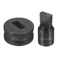 HARFINGTON Hydraulic Hole Punch Die Φ8×20mm Slot Hole 40Cr Steel Electric Punching Kit for CH70 Electric Punching Machine, Black
