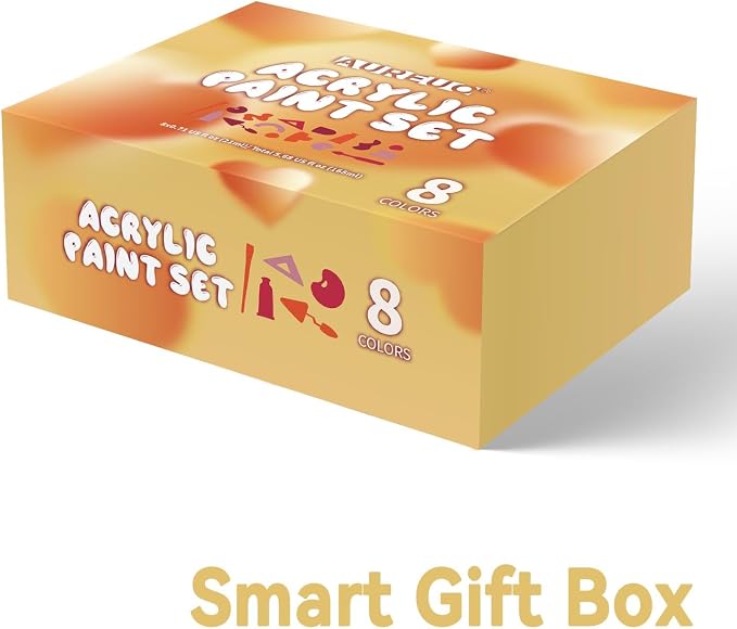 AUREUO Red Acrylic Paint Set - Image 7