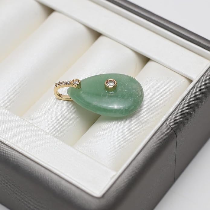 LE SKY Natural Stone Pendants Healing Crystal Gemstones - Image 9