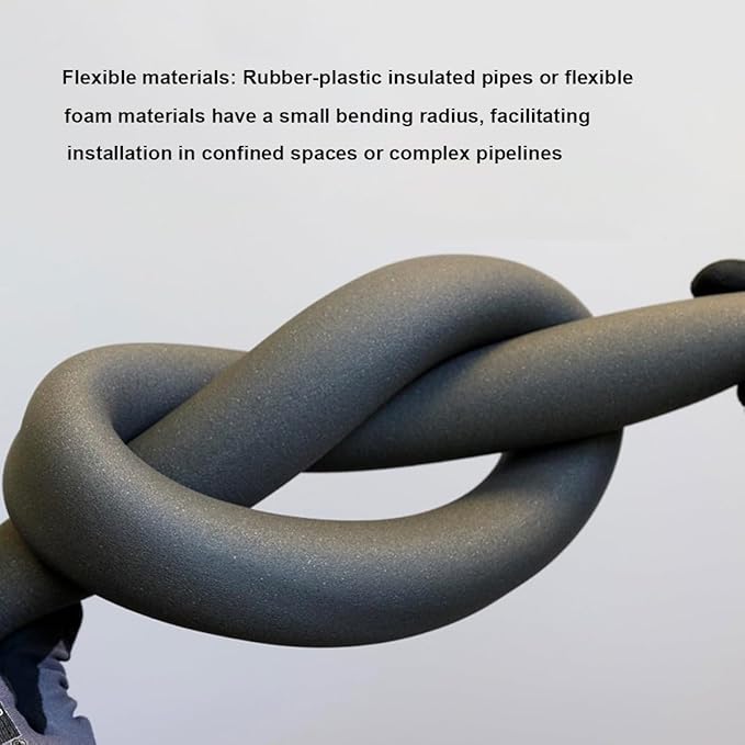 Foam Pipe Insulation - Pipe Insulation Foam Tube 1.7/1.8m (5.6/5.9ft) Long, Inner Diameter 25/50/90mm (1"/ 2"/3-5/9") ID, Suitable for Insulating Air Conditioning Water Pipes(2"*0.79"-5.9Ft)