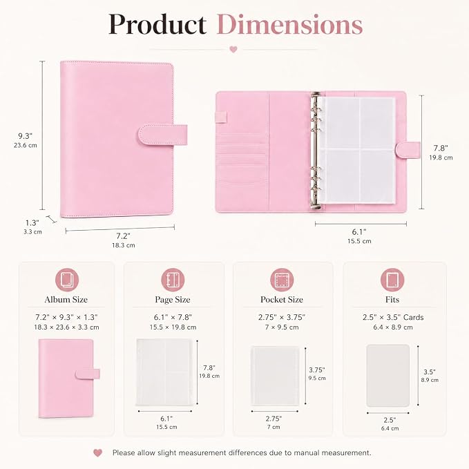 A5 Kpop Photocard Binder, 6-Ring Collector’s Album - Image 6