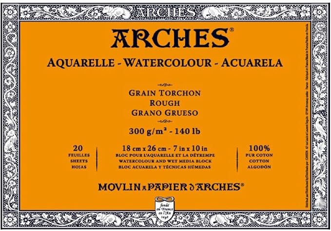 Arches Watercolor Paper Block, 140 pound by ARCHES