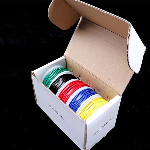 Treedix 5pcs 26ft Copper Hookup Wire kit Wrapping 24AWG Cable Jumper Wire Solid - Image 6