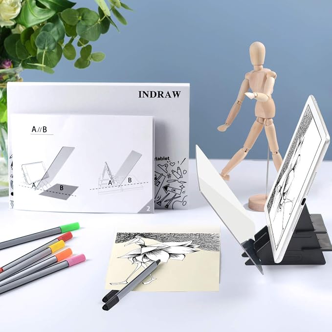 Optical Drawing Board Portable Image Drawing Board Tracing Drawing Projector - Image 2