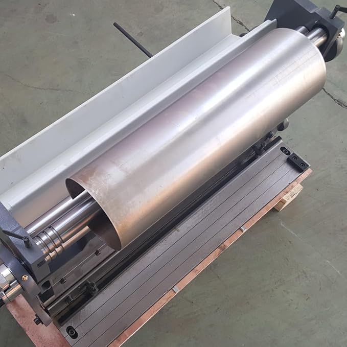 KAKA Industrial Sheet Metal Brake 40 inch 3-in-1, Shear and Slip Roll Combo | 20-Gauge Heavy Duty Bending Machine with Back Gauge and Segment Fingers for Metal Fabrication