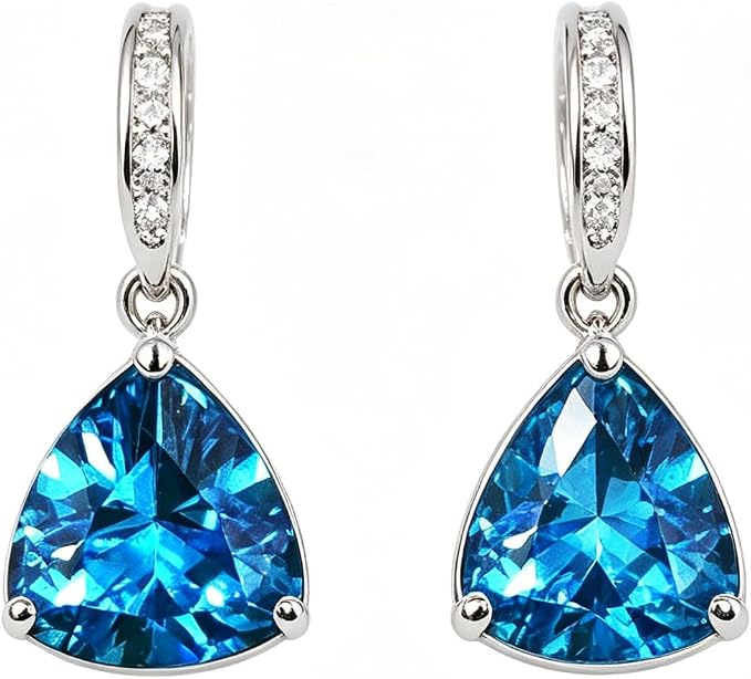 AierCrystal Aquamarine Color Cubic Zirconia Loose Beads Unset - Image 9