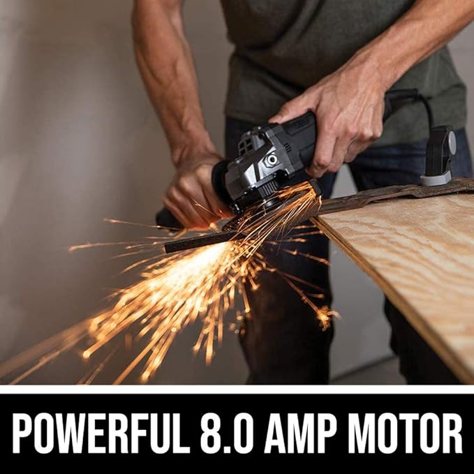SKIL 8 Amp Corded Angle Grinder- AG242001