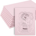 8 Pack 8"x6" Pale Pink Linoleum Blocks by WSICSE