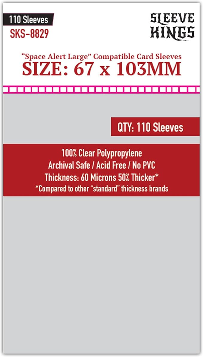 Sleeve Kings Standard Card Sleeves – 110 Count, Large Size, Compatible by SleeveKings