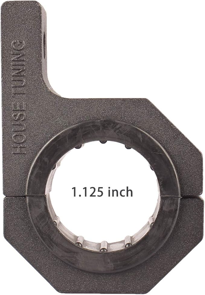 Round Bar Clamp Bracket Kit - Pack 4 Clamps, Roof Cage Holder for 1 1/8" Bar