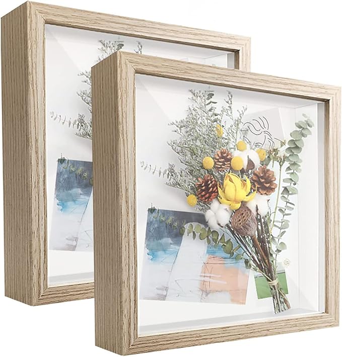 8x8 Shadow Box Frame Display Case by TOUYINGER