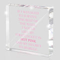 If I Survive This Week Hot Pink Straitjacket Desk Sign by MUZRUYOU