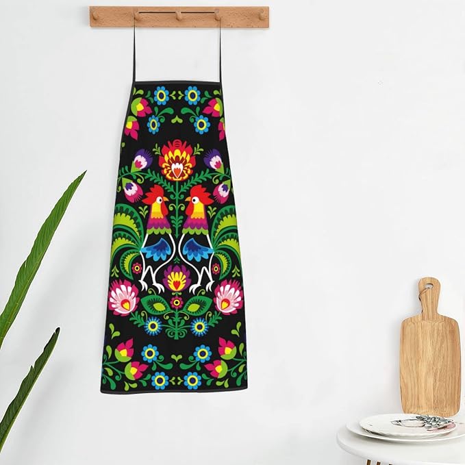 Apron Cooking Chef Work Shop Women Men Baking Decorations Painting Bbq Grilling - Image 7