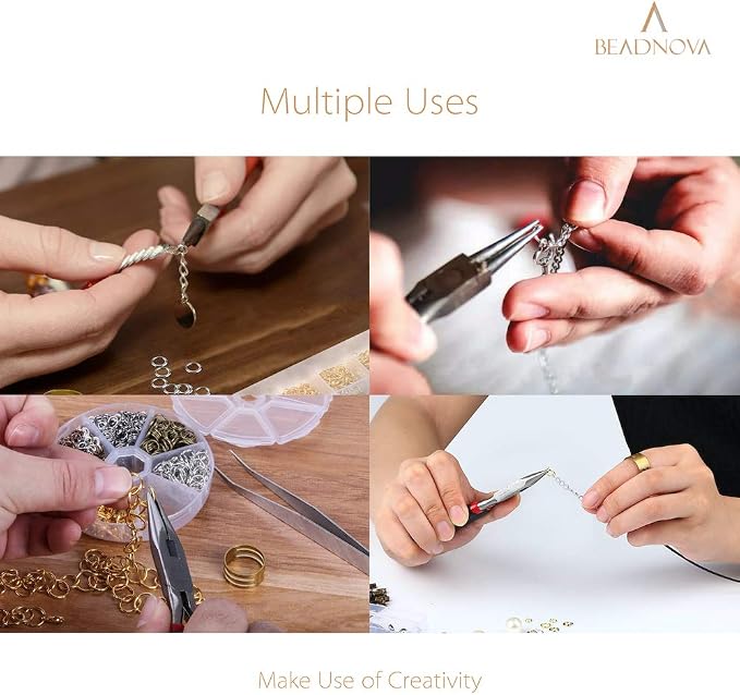 BEADNOVA 6mm Jump Rings Silver Jump Rings - Image 4
