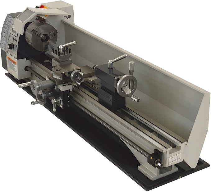 AC110V WM210V 8''X32'' Mini Precision Metric Thread Metal Lathe with 900W Brushless Motor Variable Speed Metal Lathe