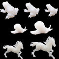 Woohome 7 PCS 3D Resin Mould Filler Casting Moulds, Mini Frog Snails Horse by Woohome