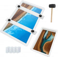 2Pcs Extra Large Reusable Epoxy Resin Table Mold by ModWgGuo