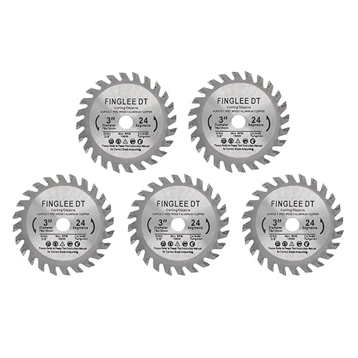 Wood Saw Blade TCT Circular Cutting Blade for Woodworking (5pc 3 inch)