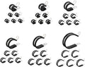 HARFINGTON 82pcs 304 Stainless Steel Cable Clamps 3/8"-1-3/4" Rubber Cushioned Insulated Clamp Metal Loop Pipe Clamp for Tube Pipe Wire Cord Installation