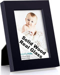 RPJC 3.5x5 inch Picture Frame Made of Solid Wood High Definition Glass by RPJC