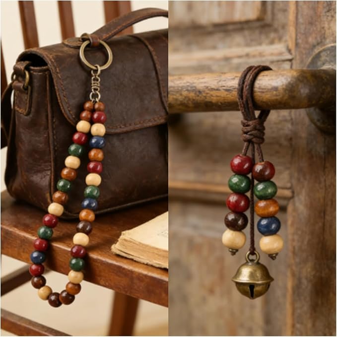 DAHI 1000PCS Colorful Wooden Beads 8mm Assorted Macrame Wooden Loose Spacer - Image 3