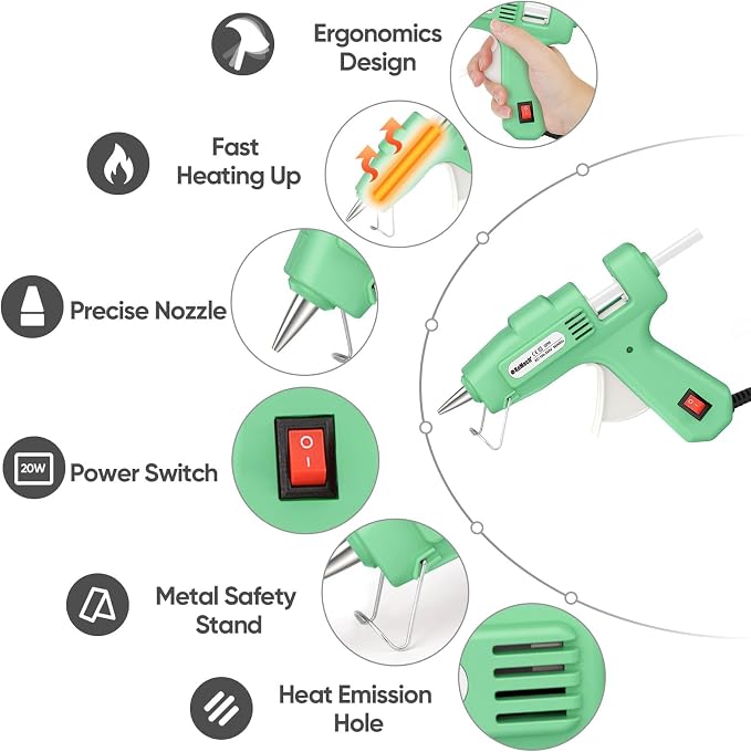 ROMECH 20W Mini Hot Glue Gun - Image 2