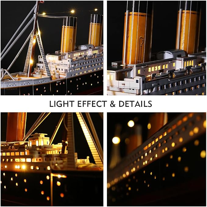 CubicFun Titanic 3D Model Ship Puzzle - Image 8