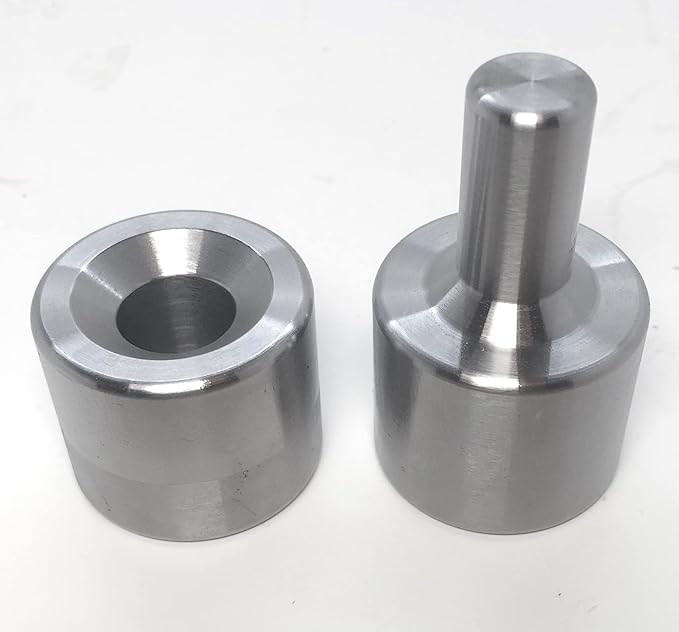 10 Piece Dimple Die Set 1/2" 3/4" 1" 1 1/4" 1 1/2" 1 3/4" 2" 2 1/2" 3" Includes Dzus Dimple Die