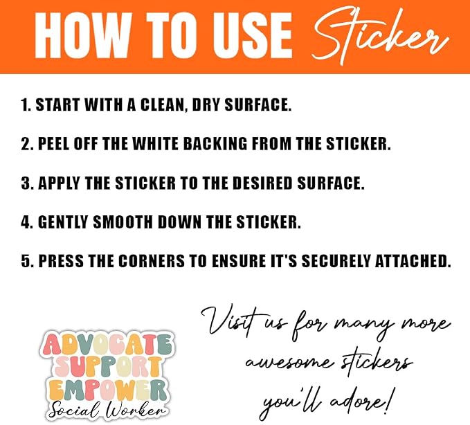 MAIANEY Social Worker Sticker – Motivational Vinyl Decals - Image 5