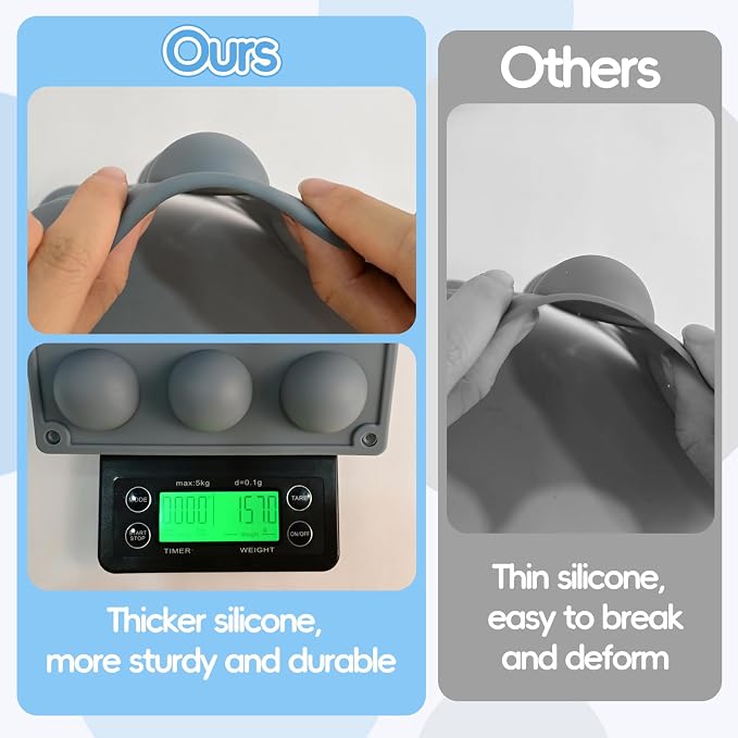 Semi Sphere Silicone Mold for Chocolate Truffles, 30 Cavities for Ice Cubes - Image 4